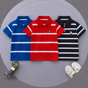 TMF-531 POLO T SHIRT Combo 3pcs-(red/black/blue)
