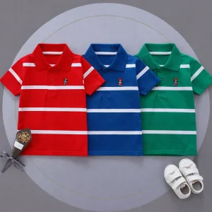TMF-533 POLO T SHIRT Combo 3pcs-(red/blue/green)