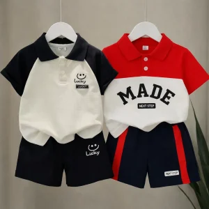 TMF-315 POLO T SHIRT COMBO 2 SET (Lucky tara/red made)