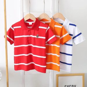 TMF-504 POLO T SHIRT Combo 3pcs-(red,orange,USA-white)