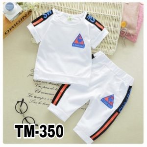 TMF-29 COTTON T SHIRT &PANT COMBO 2 PCS (white biscuit)