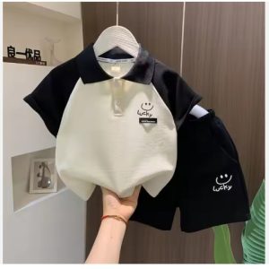 TMF-16 POLO T SHIRT & PANT COMBO 2 PCS (lucky)