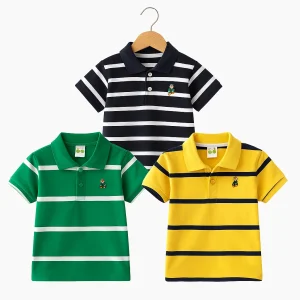 TMF-507 POLO T SHIRT Combo 3pcs-(black,yellow,green)