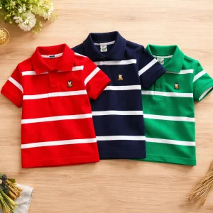 TMF-539 POLO T SHIRT Combo 3pcs-(red/navy/green)
