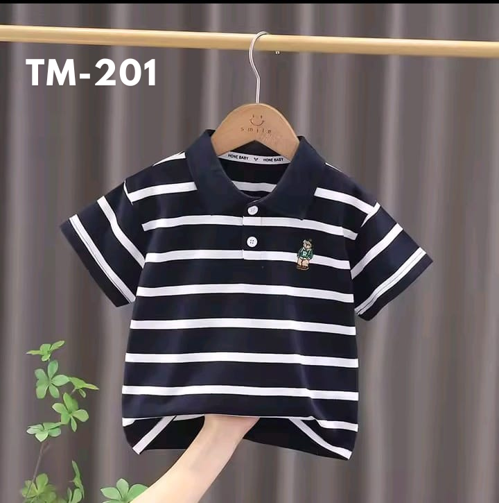 TMF-107 POLO T SHIRT (black)