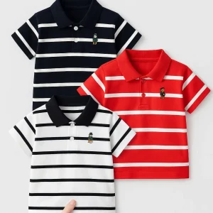 TMF-509 POLO T SHIRT Combo 3pcs-(white,red,black)