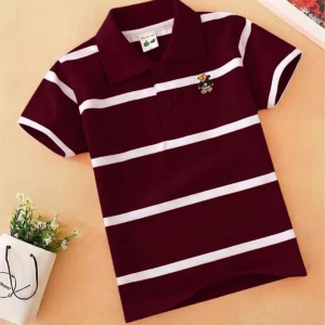 TMF-125 POLO T SHIRT (maroon)