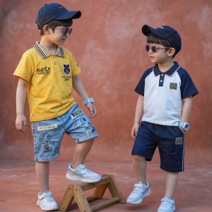 POLO T SHIRT COMBO 2 SET (ketx yellow jeans/ 72)