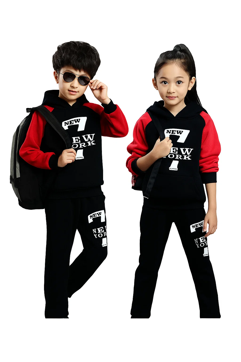 TMF-812 Hoddie & Pant Set-(Black 7 New York)