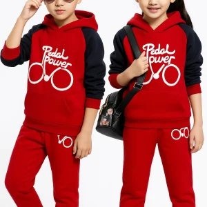 TMF-810 Hoddie & Pant Set-(Red Sycle)