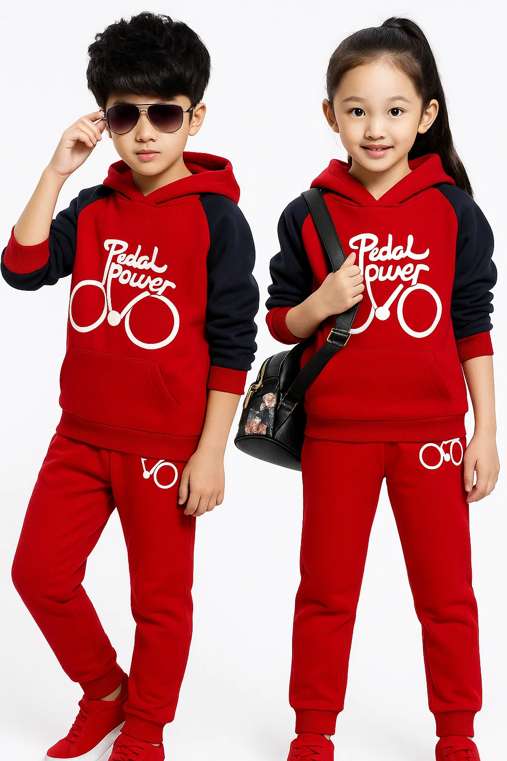 TMF-810 Hoddie & Pant Set-(Red Sycle)