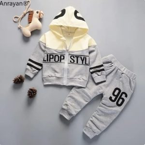 TMF-204 Zipper Hoddie & Pant Set-(Gray 96)