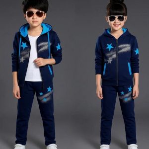 TMF-822 Zipper Hoddie & Pant Set-(Navy Tara)