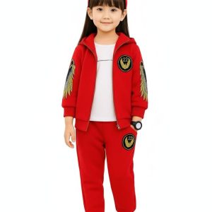TMF-816 Hoddie & Pant Set-(Girl Red Eagle)